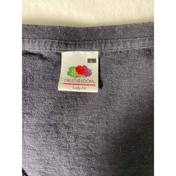 Led Zeppelin Women’s V-Neck Band Tee Black Size L - Picture 6 of 6